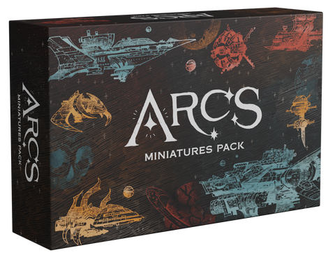 The box for the Arcs miniatures pack